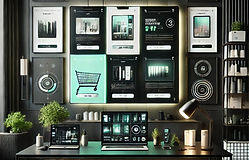 DALL·E 2025-01-08 15.52.47 - Uma imagem vertical hiper-realista de um ambiente de e-commer