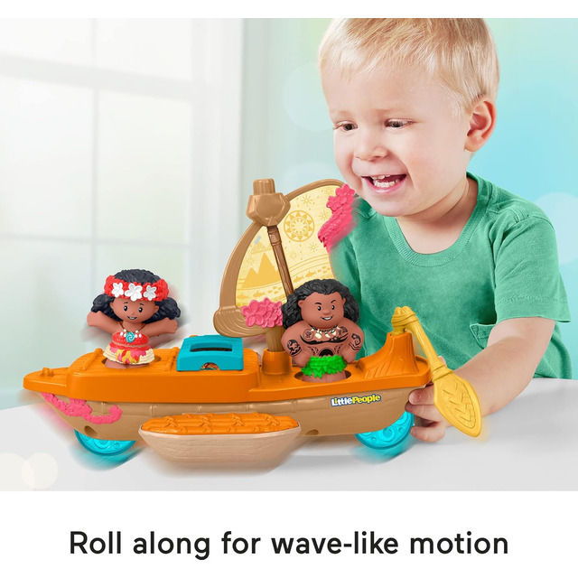 Miniatura: Fisher Price little People Canoa De Morana Y Maui