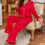 Miniatura: Pijama Seda Roja B417