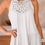 Miniatura: Vestido Corto Halter Blanco con encaje B836 
