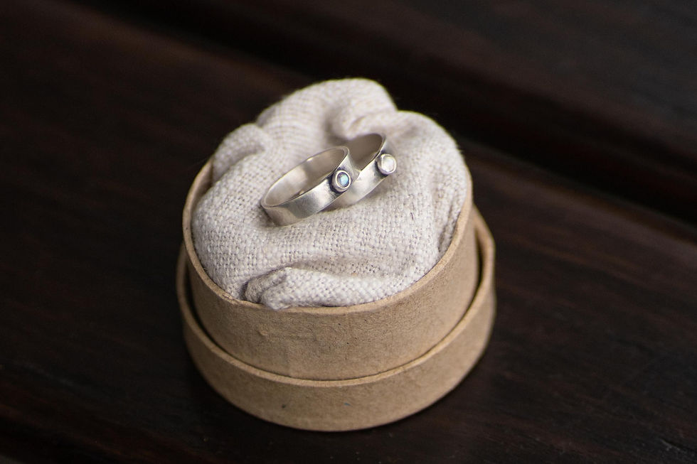Miniaturbild: bandring tierra silber silberring labradorit mondstein