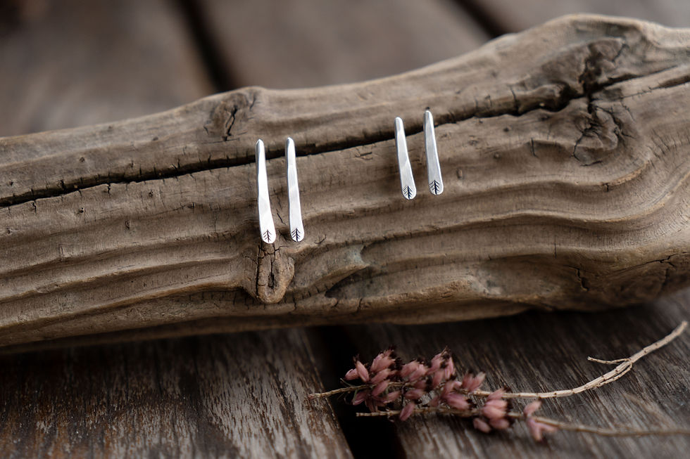 Miniaturbild: Silberschmuck Silber Ohrstecker Tannenbäumchen