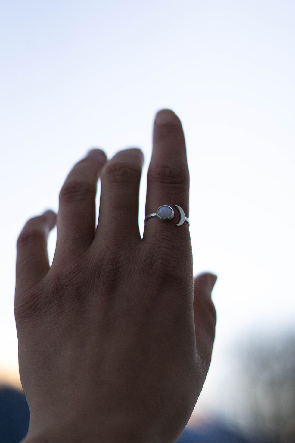 Miniaturbild: silber mond ring mondstein silberring