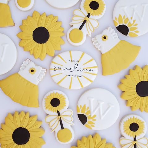 Ray of Sunshine Sunflower Baby Shower