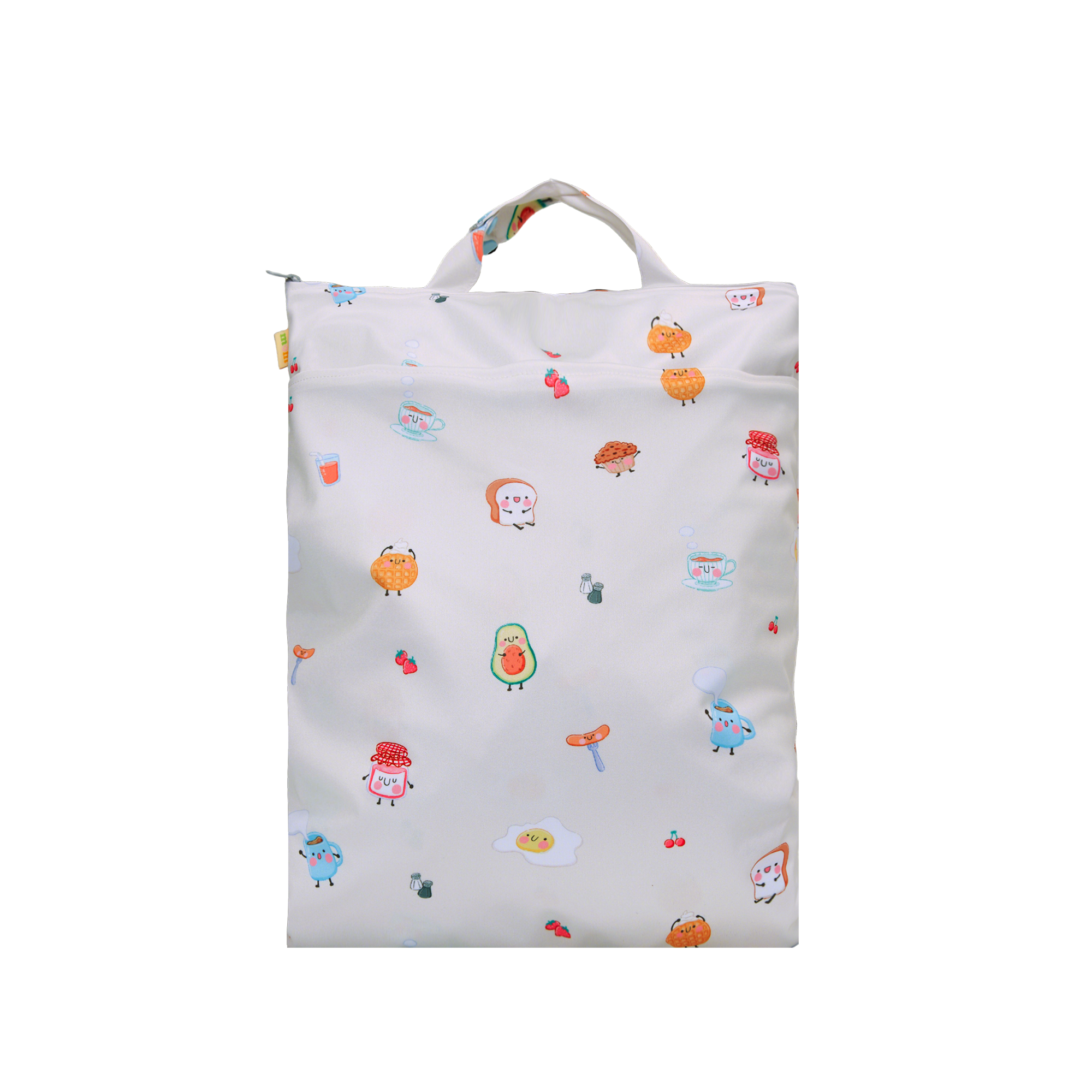 Double Zipper Wet Bag - Breakfast Club