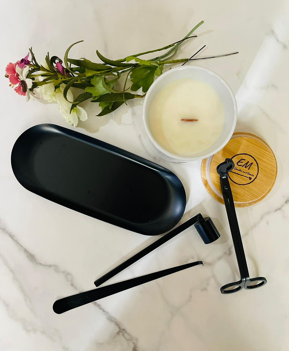 Candle Accessories : Black