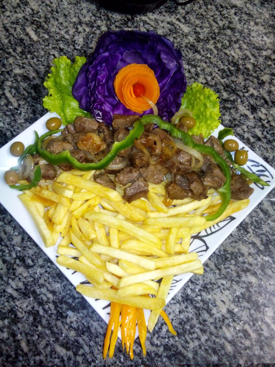 picanha com fritas