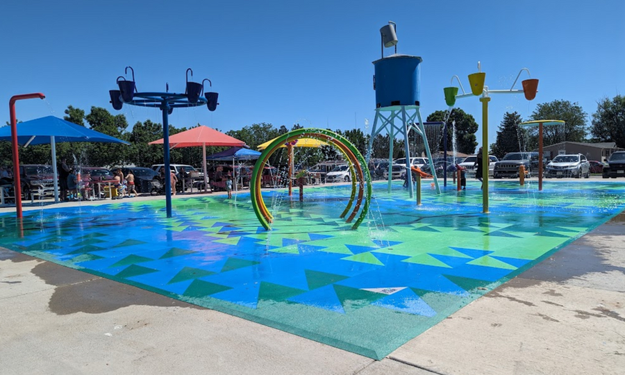 Clem Dufour Park and Splash Pad in Dacono, Colorado