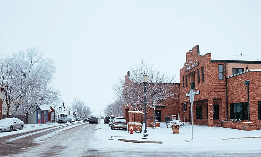 Frederick town scene in Frederick, Colorado