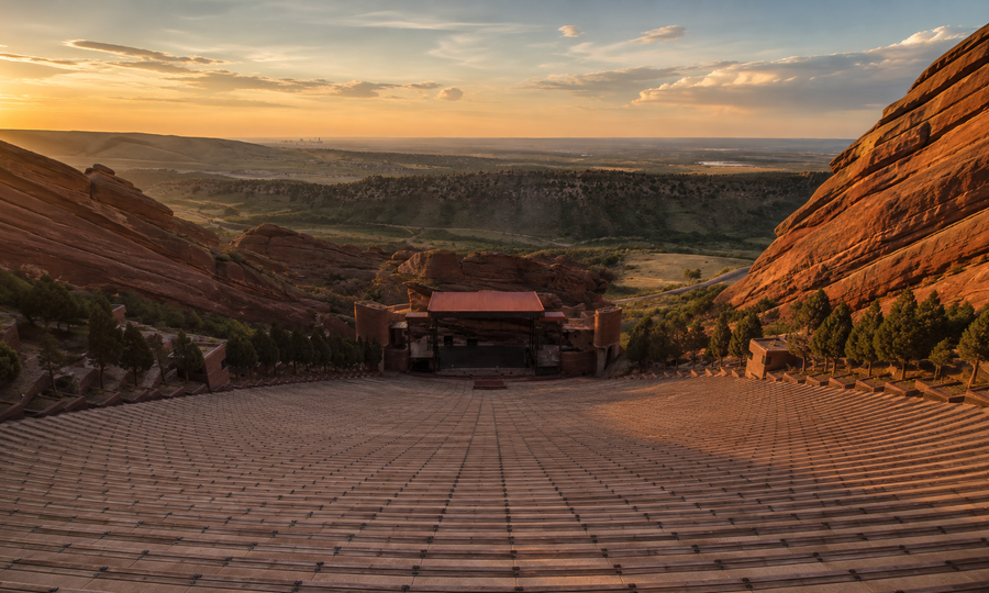 Red Rocks Amphitheatre in Morrison, Colorado