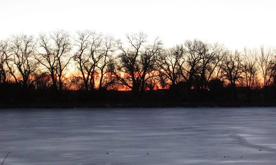 Sunrise landscape in Timnath, Colorado
