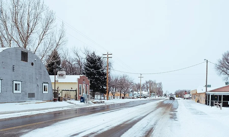 Severance streetscape / 1st Street in Severance, Colorado