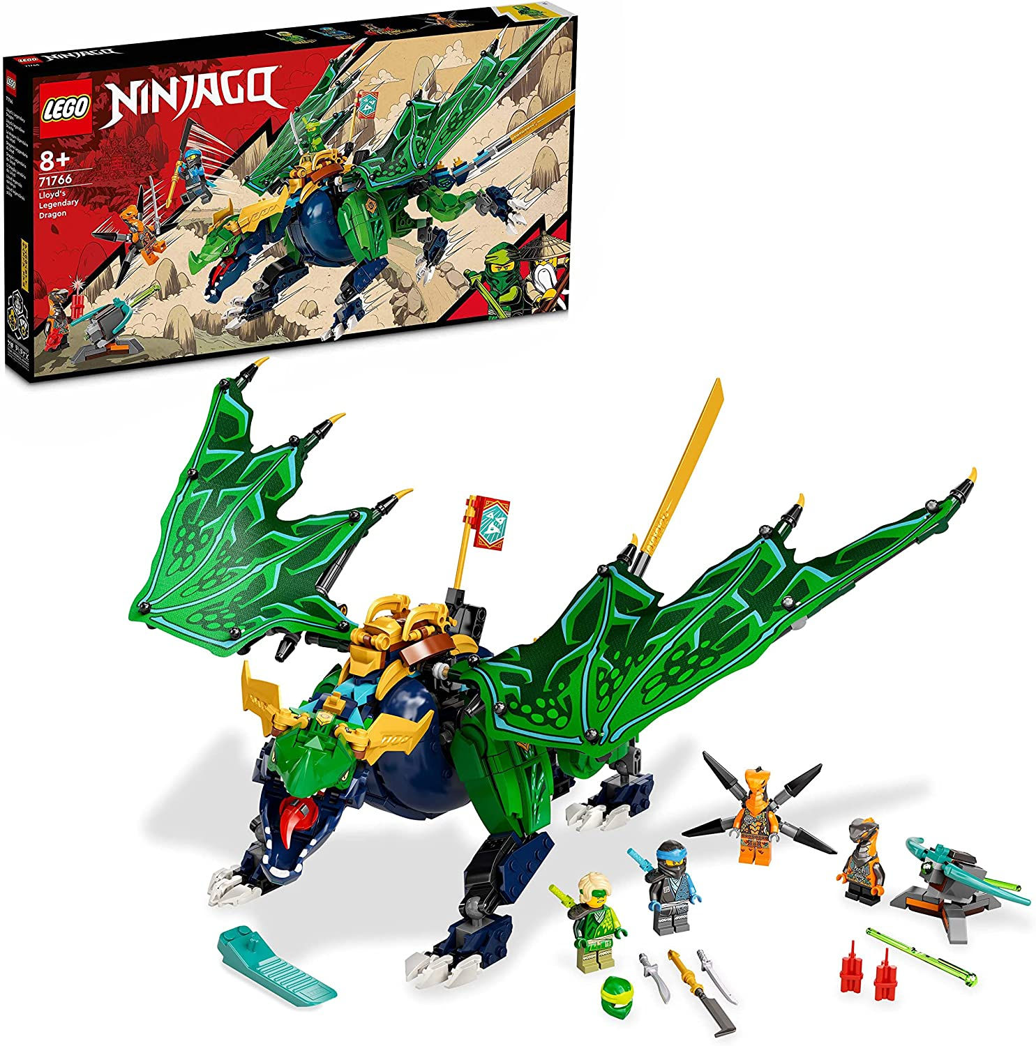 LEGO 71766 NINJAGO Lloyd’s Legendary Dragon
