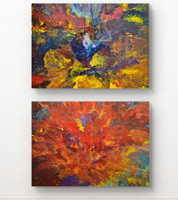 PULSAR (Diptych) | Acrylic