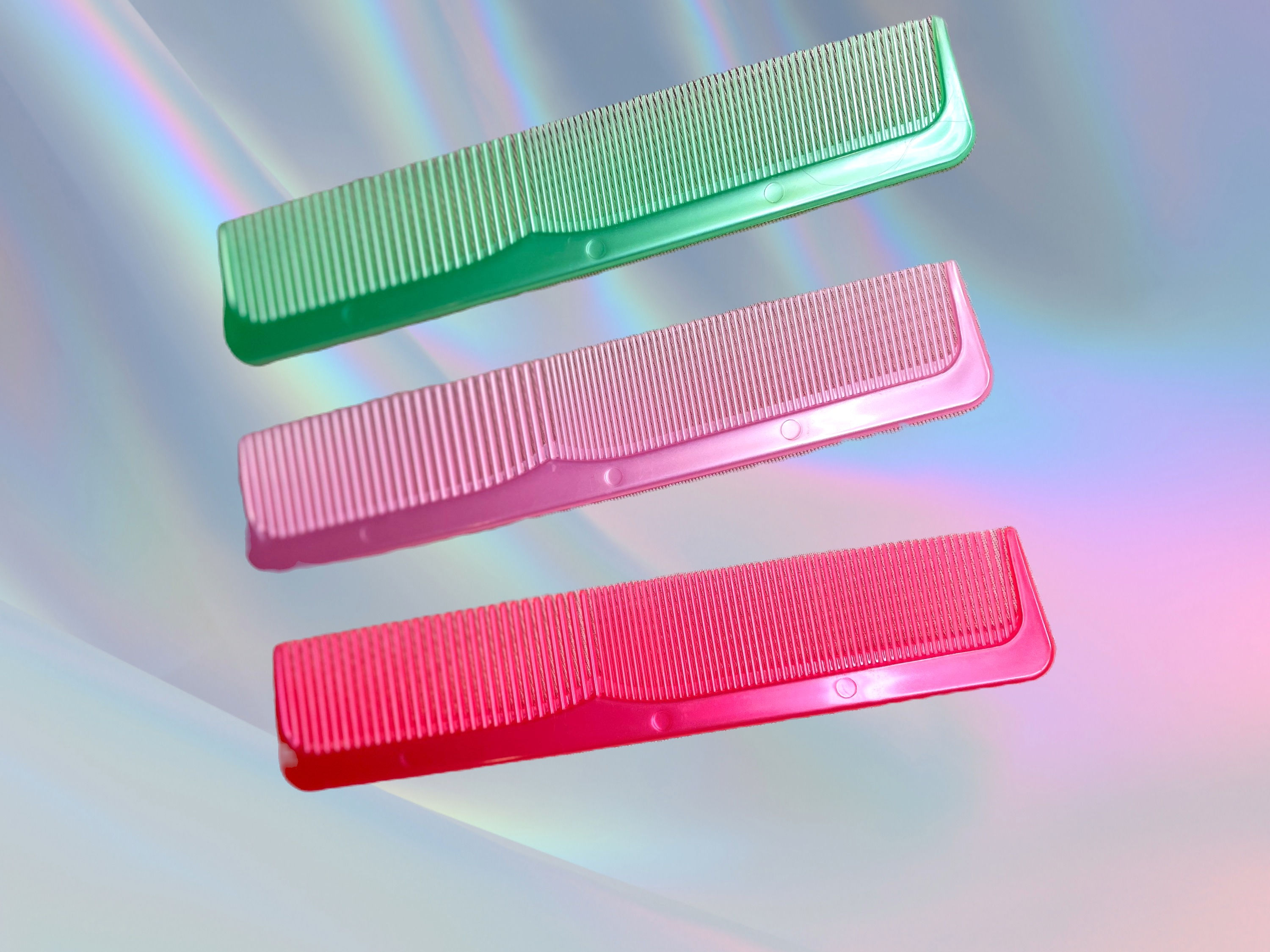 9" Colorful Plastic Comb