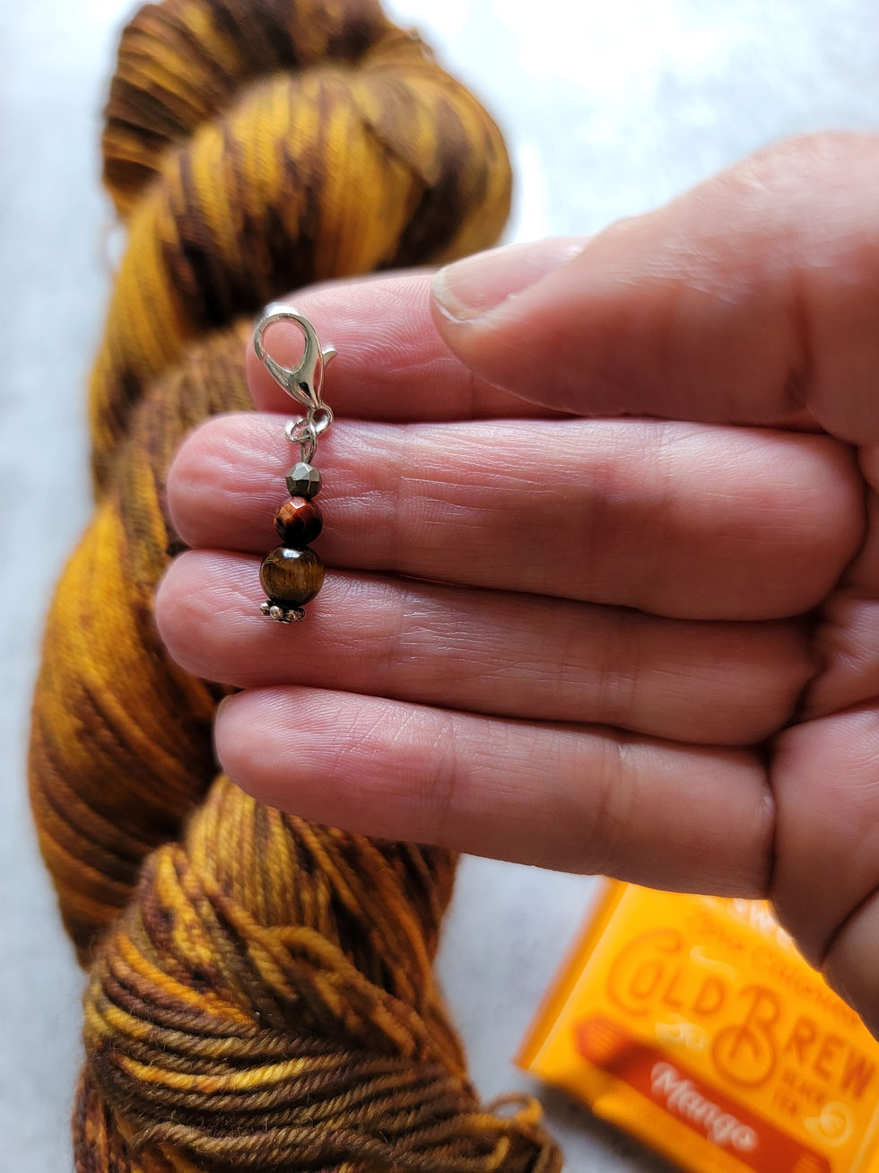 Thumbnail: Andromeda Rocks -Tiger's Eye - YARN ONLY