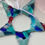 Thumbnail: fused glass Christmas star 2
