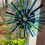 Thumbnail: fused glass blue circular sun catcher