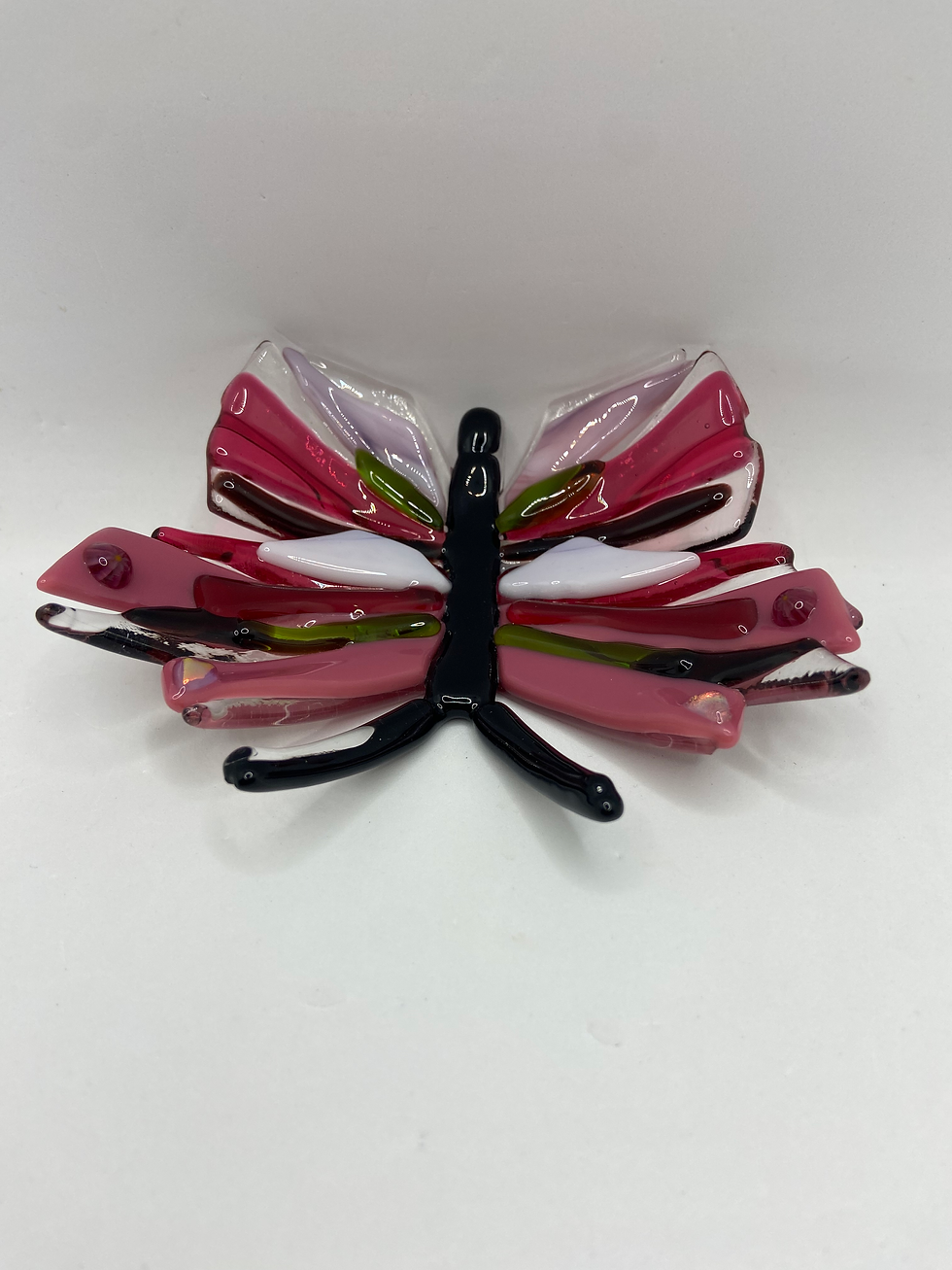 Thumbnail: Fused glass butterfly dish