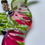 Thumbnail: decorative fused glass hummingbird with red heart detail