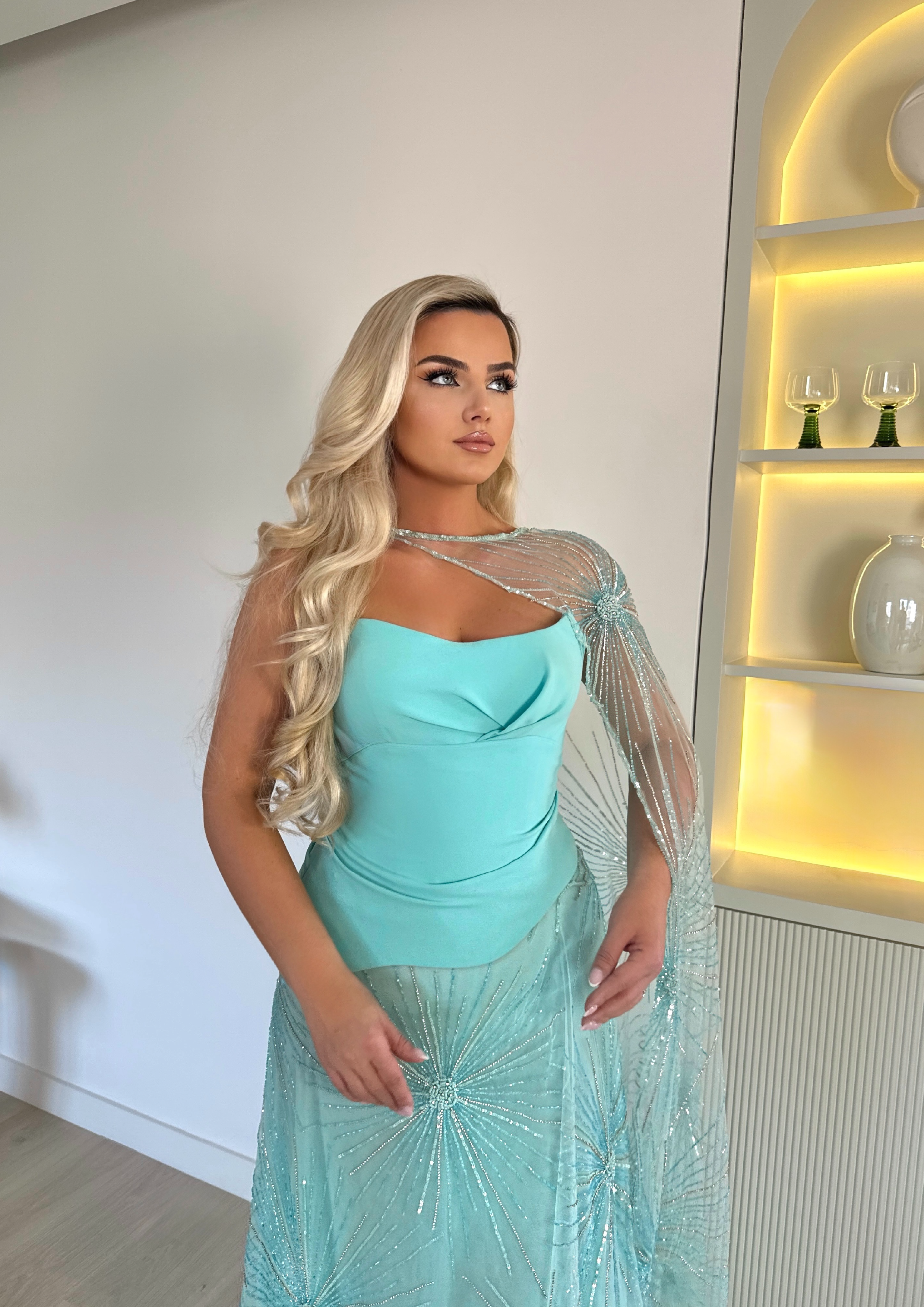 Mint royal dress