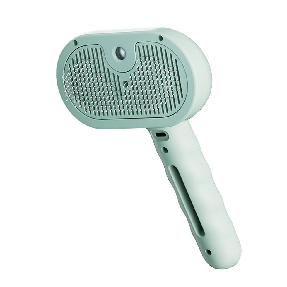 Thumbnail: Steam Cat Brush Self-Cleaning Grooming Tool with Steam Spray Remove Floating Hai