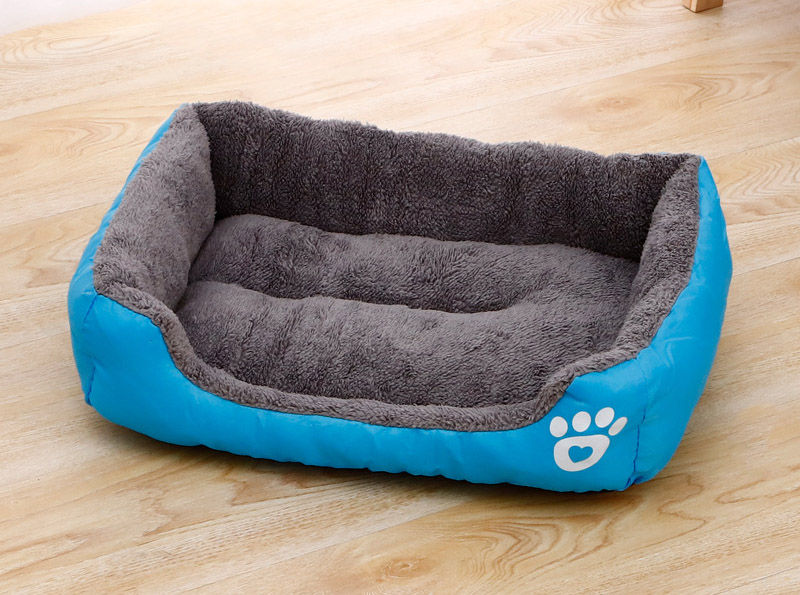Thumbnail: Pet Large Dog Bed Warm House Candy-colored Square Nest Pet Kennel For Small Medi