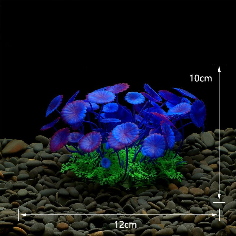 Thumbnail: 1PC Artificial Underwater Plants Aquarium Fish Tank Seaweed Decoration Green Pur