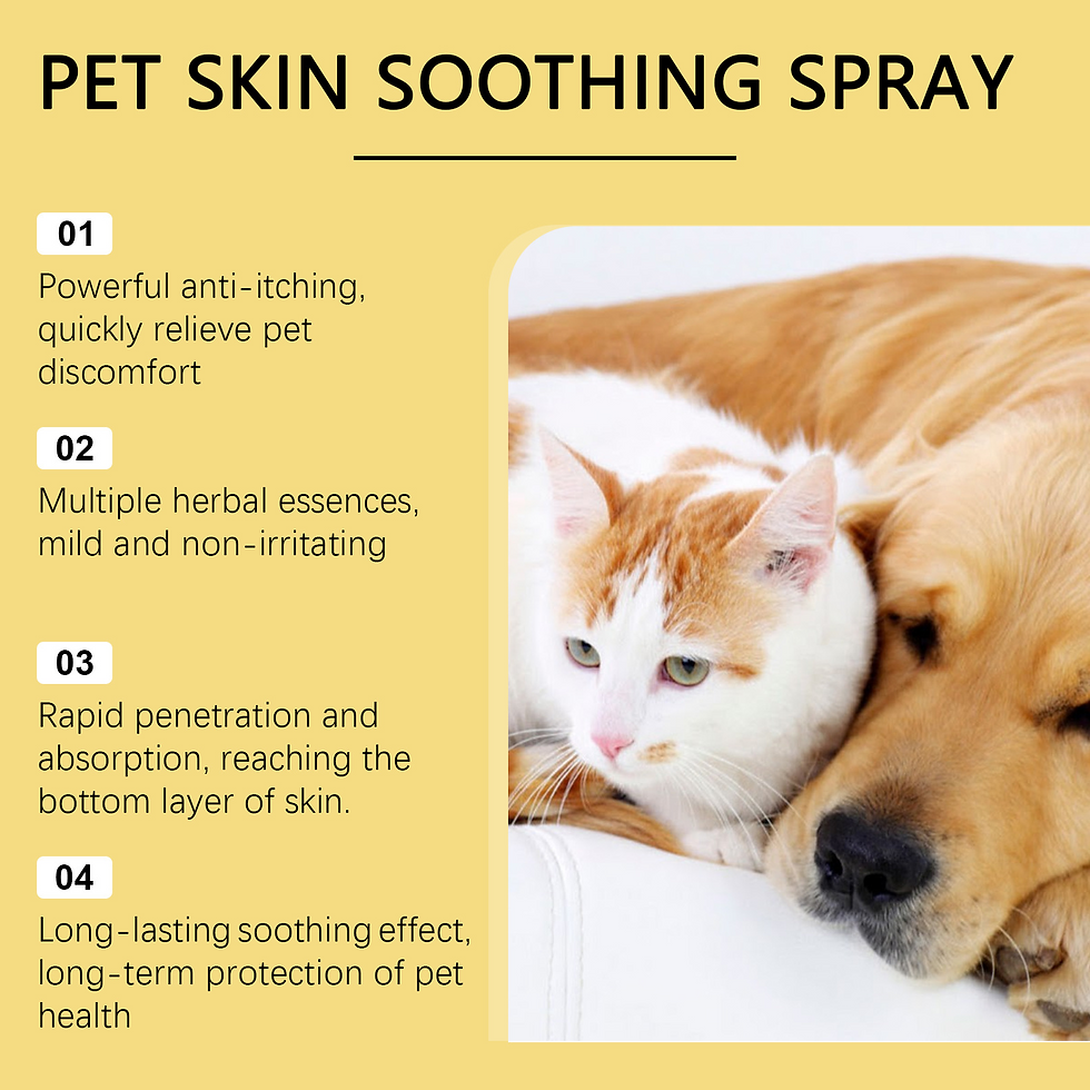 Thumbnail: Pet Skin Care Spray Relieve Discomfort for Dogs Cat Flea Lice Control Alleviate 