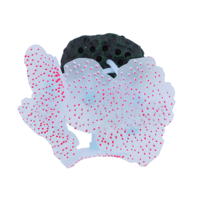 Thumbnail: Fish Tank Simulation Decorations Luminous Silicone Underwater World Fluorescent 
