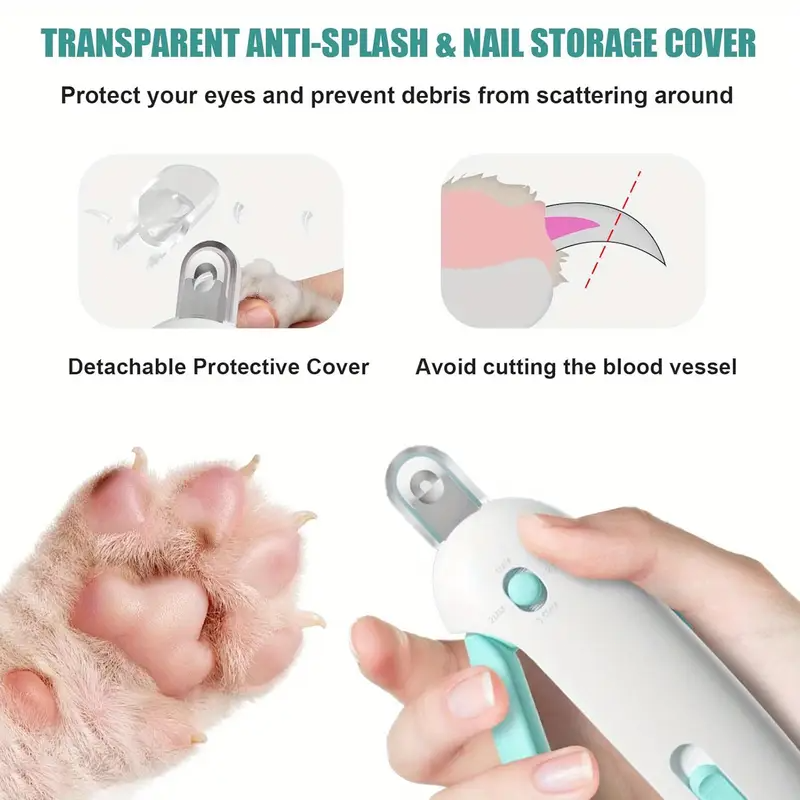 Thumbnail: Pet Nail Clippers with Adjustable Hole Professional Cat Dog Nail Clipper Cutter 