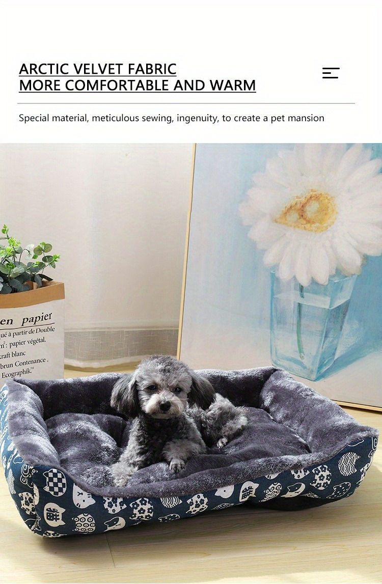 Thumbnail: Pet Dog Bed Sofa Mats Winter Pet Products Coussin Chien Accessories Dogs Basket 