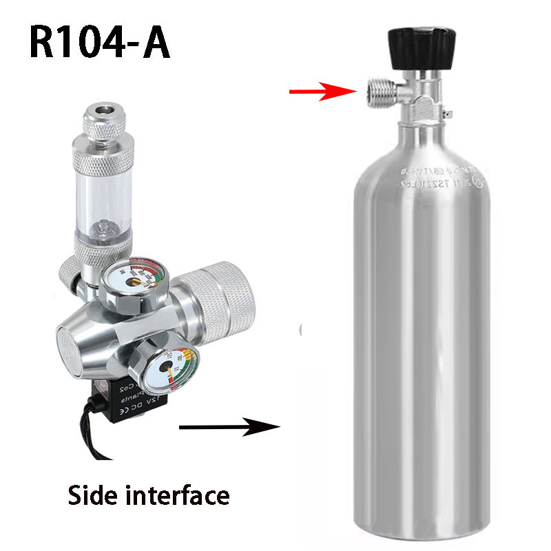 Thumbnail: AC100-240V Aquarium CO2 Regulator Electromagnetic Valve Bubble Counter CO2 Contr
