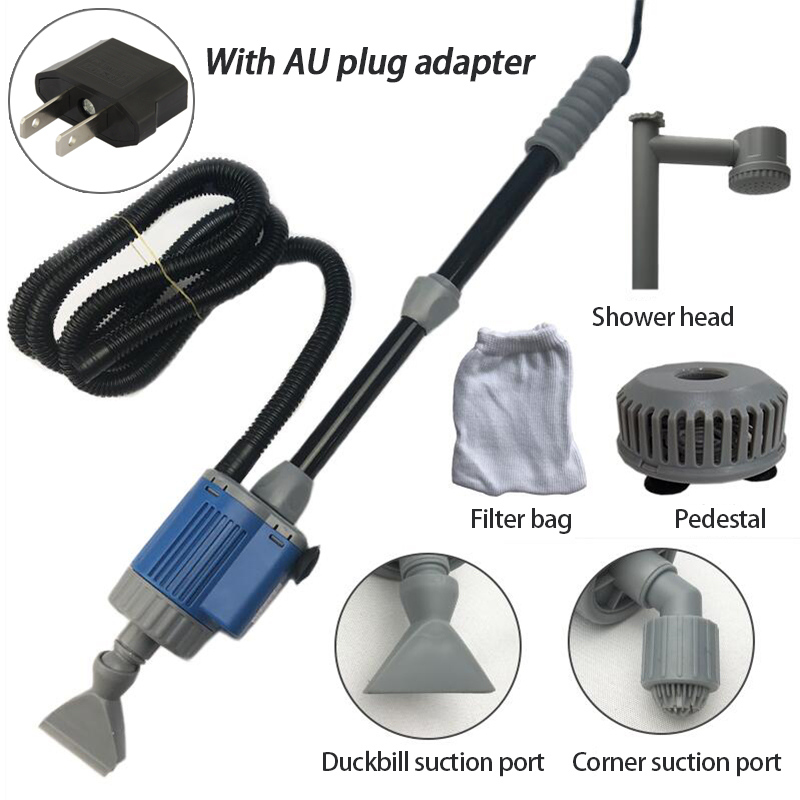 Thumbnail: 20/28W Electric Aquarium Fish Tank Water Change Pump Aquarium Cleaning Tool Wate