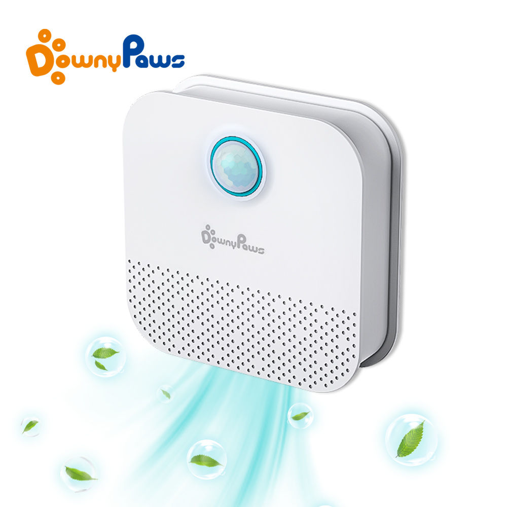 DownyPaws 4000mAh Smart Cat Odor Purifier For Cat Litter Box Deodorizer Pet Toil