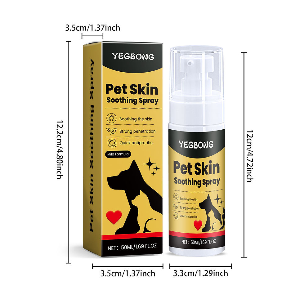 Thumbnail: Pet Skin Care Spray Relieve Discomfort for Dogs Cat Flea Lice Control Alleviate 