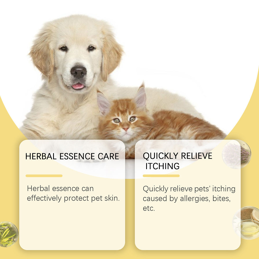 Thumbnail: Pet Skin Care Spray Relieve Discomfort for Dogs Cat Flea Lice Control Alleviate 