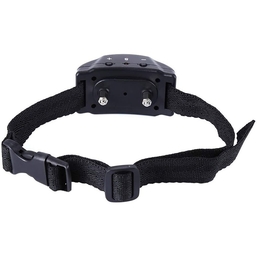 Thumbnail: Pet Anti Barking Collar Stop Dog Barking Pet Ultrasonic Bark Stop Waterproof Tra