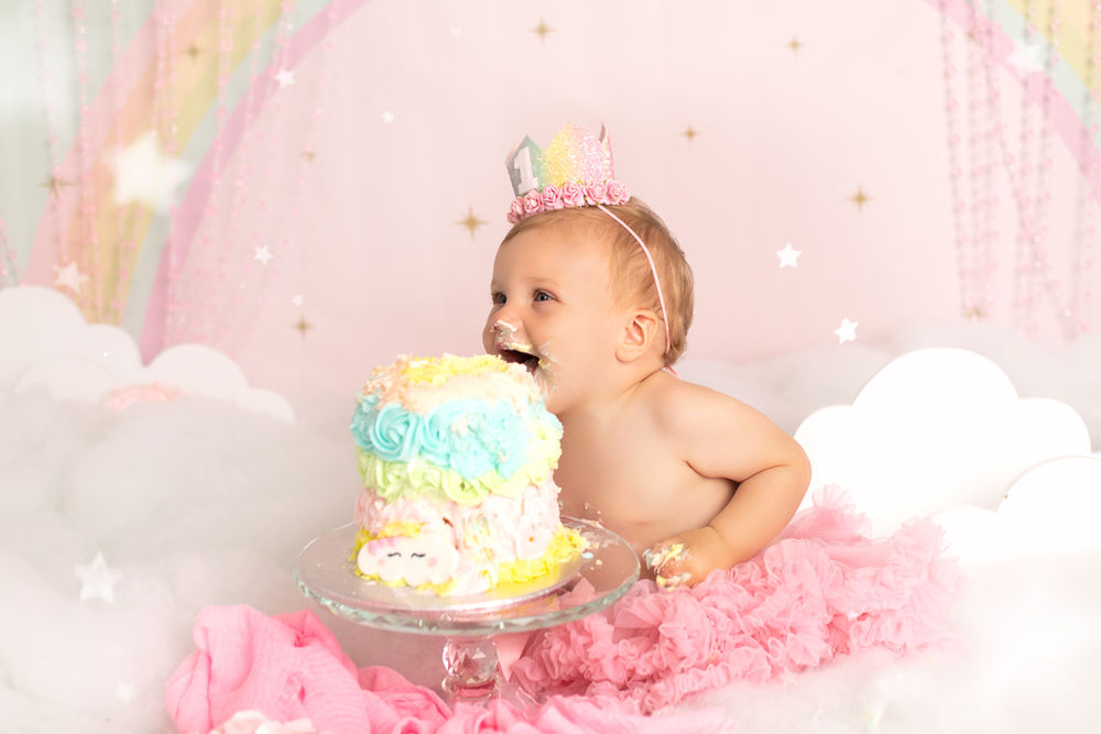 Liverpool Cake Smash 1st birthday Photography
