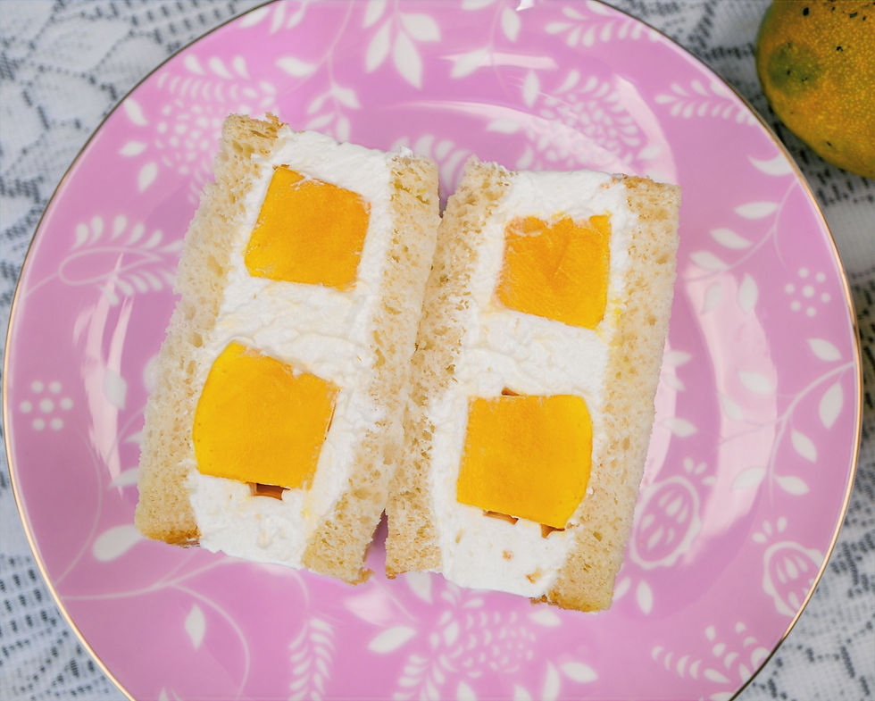 Mango Sandwich on display
