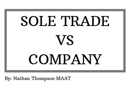 sole trader or company