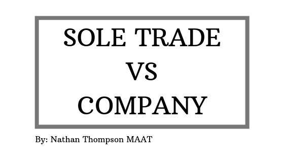 sole trader or company
