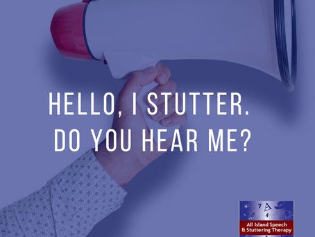 Hello I stutter, Do you hear me? My name is Lori..The non traditional speech pathologist…