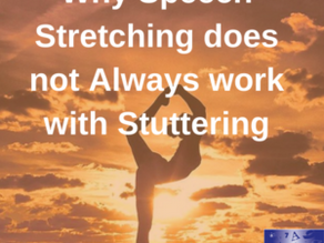 Why speech stretching does not always work with stuttering…