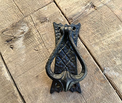 Ornate Black Door Knob