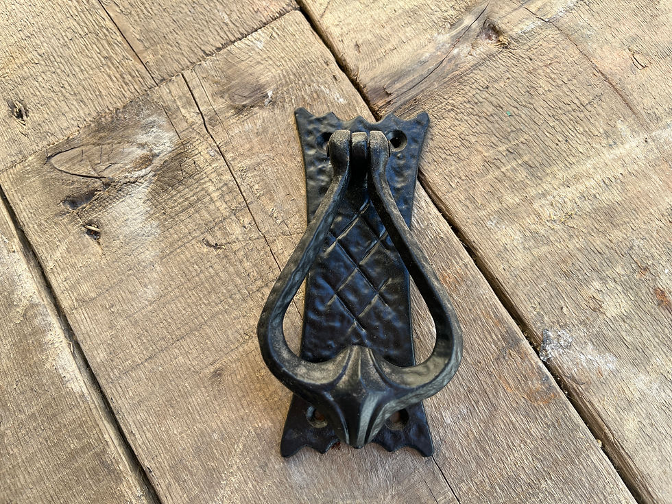 Ornate Black Door Knob