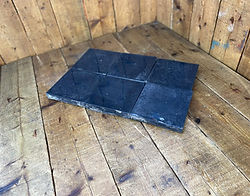 6" Victorian Black Tile