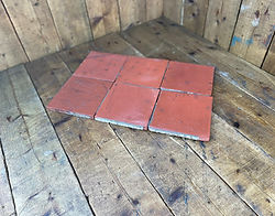 6" Victorian Red Tile