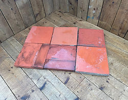 9" Victorian Red Tile
