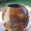 Thumbnail: Blue splatter on Speccled Vase